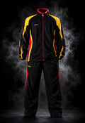 Kwon Trainingsanzug Performance Micro schwarz/rot/gelb