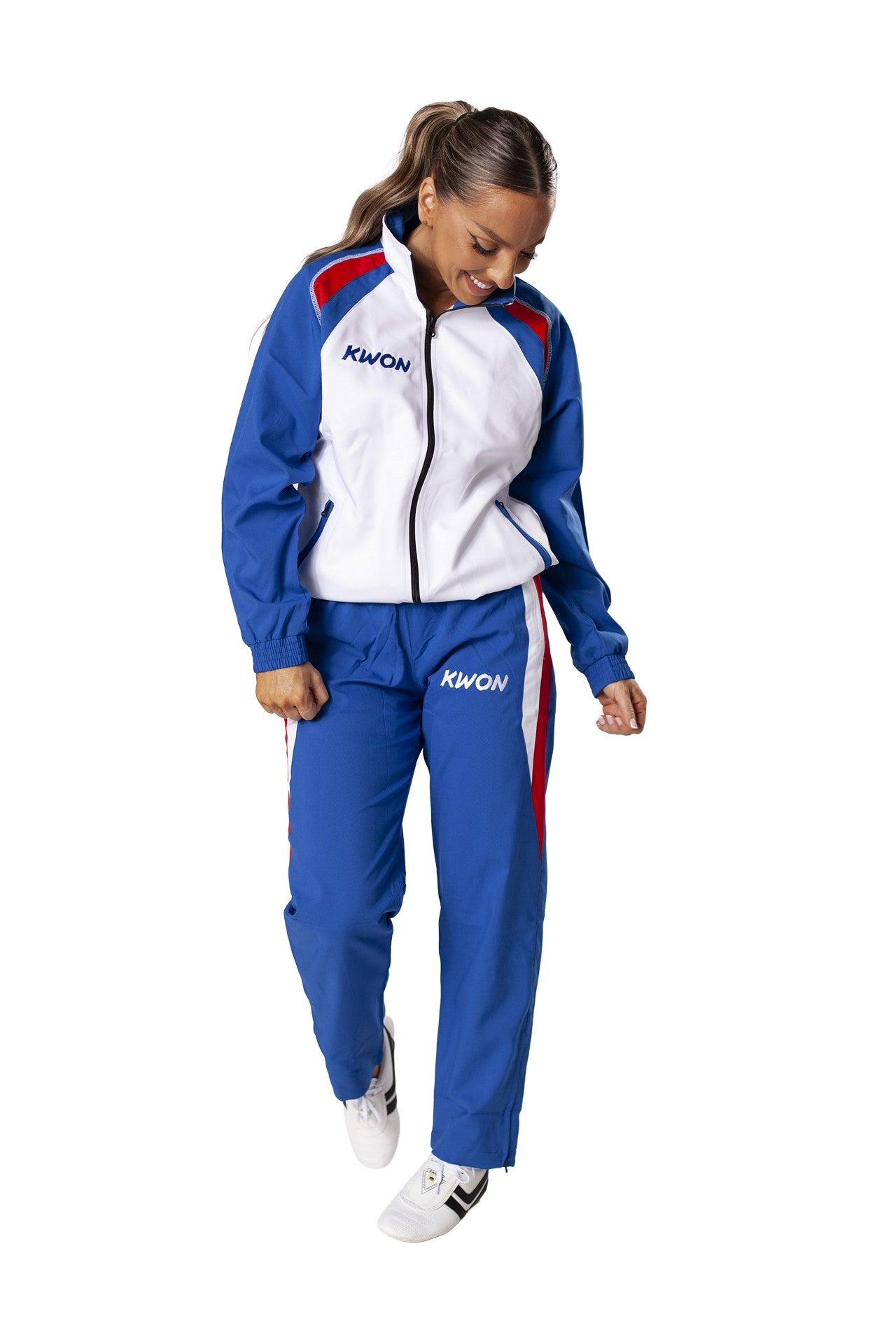Kwon Trainingsanzug Endurance blau/weiß