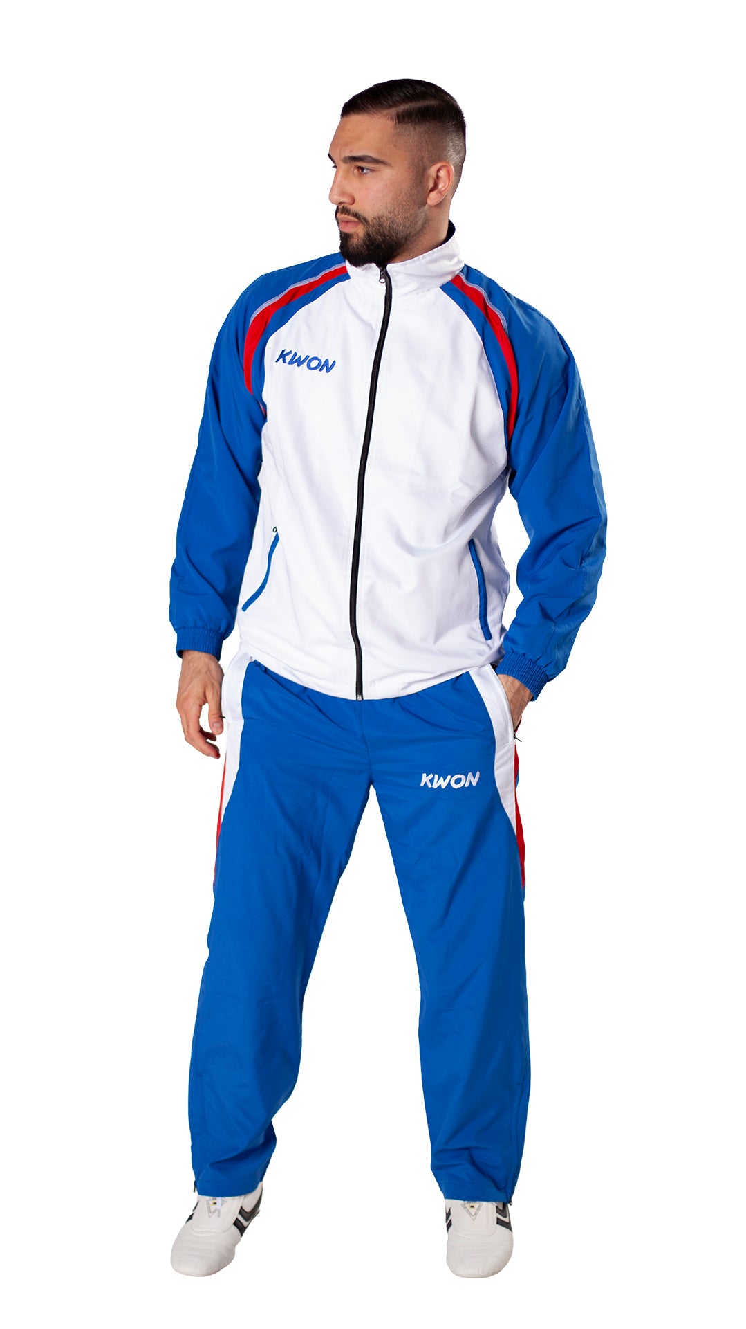 Kwon Trainingsanzug Endurance blau/weiß