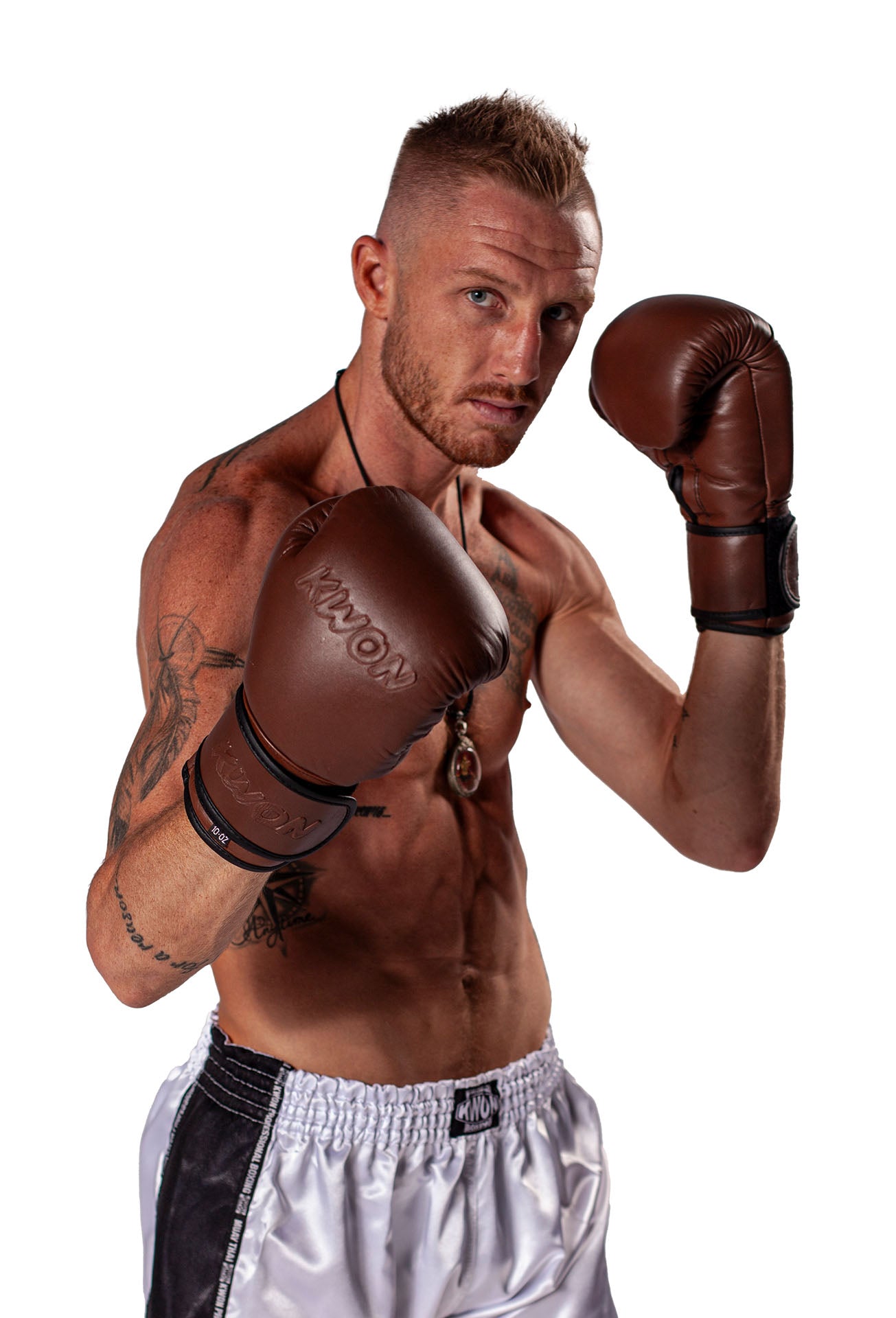 Kwon Boxhandschuhe Knocking braun  (10-16oz)