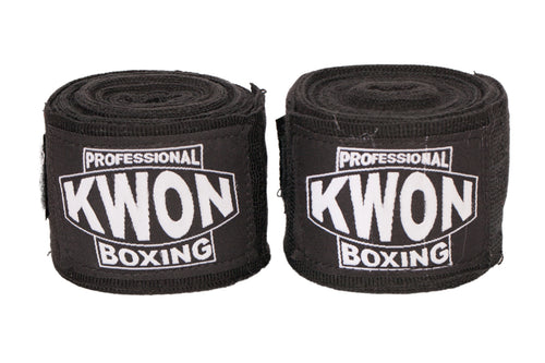 Kwon Boxbandage leicht elastisch 5 m Schwarz