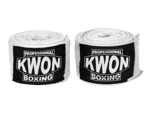 Kwon Boxbandage unelastisch 5 m Weiß